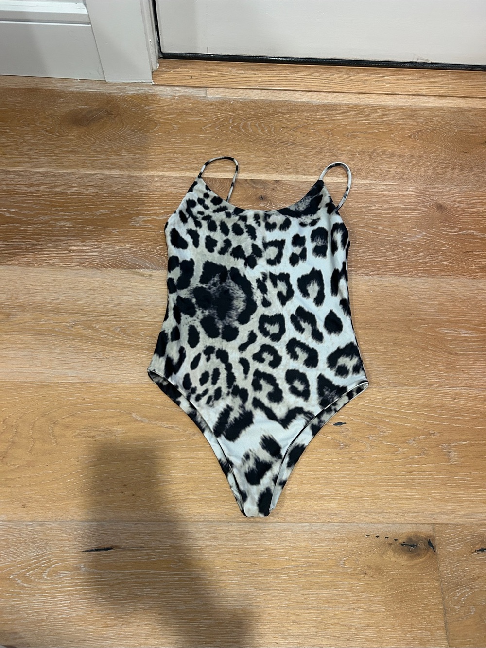 Mikoh Leopard Print One-Piece Swimsuit, Small